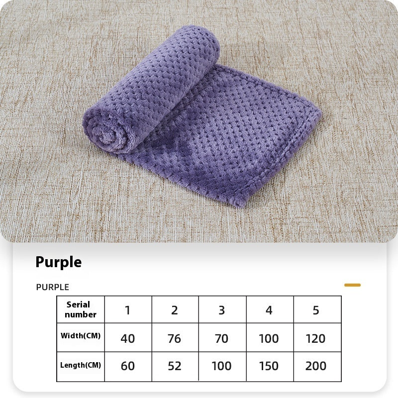 Summer Coral Fleece Blanket
