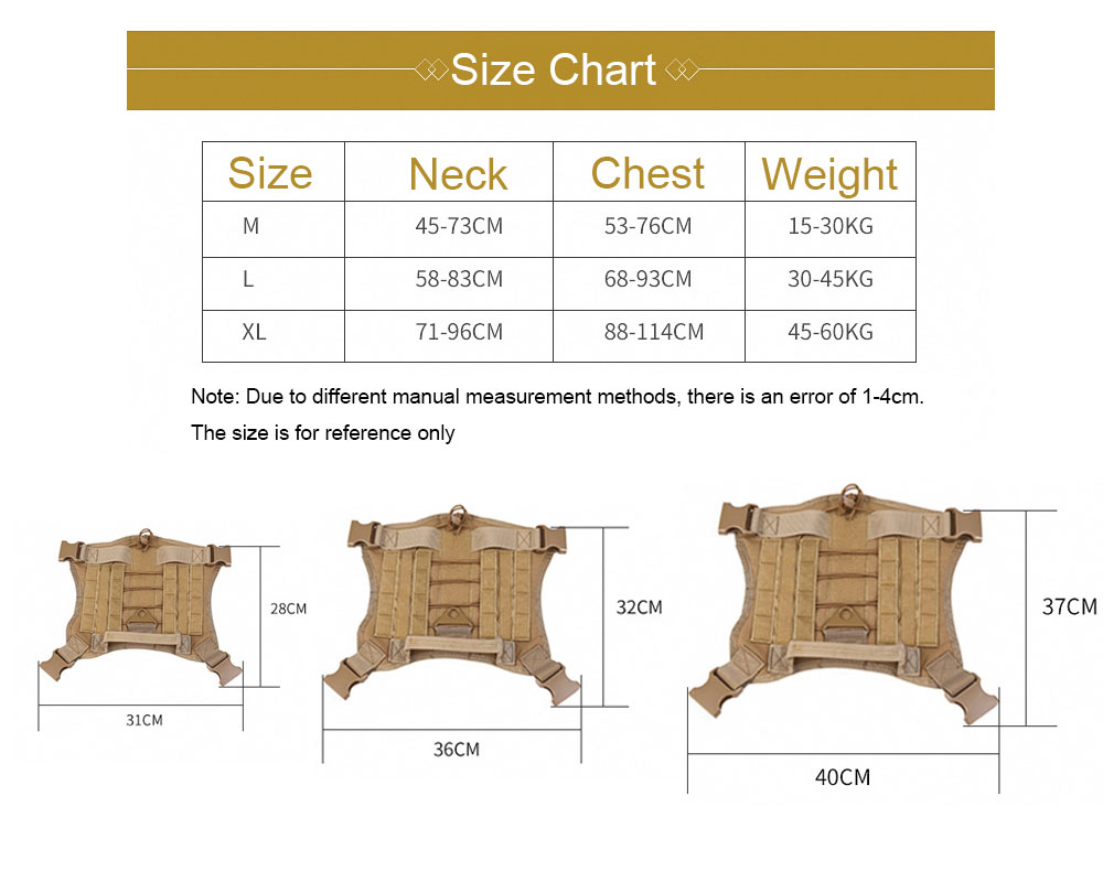 Tactical large vest