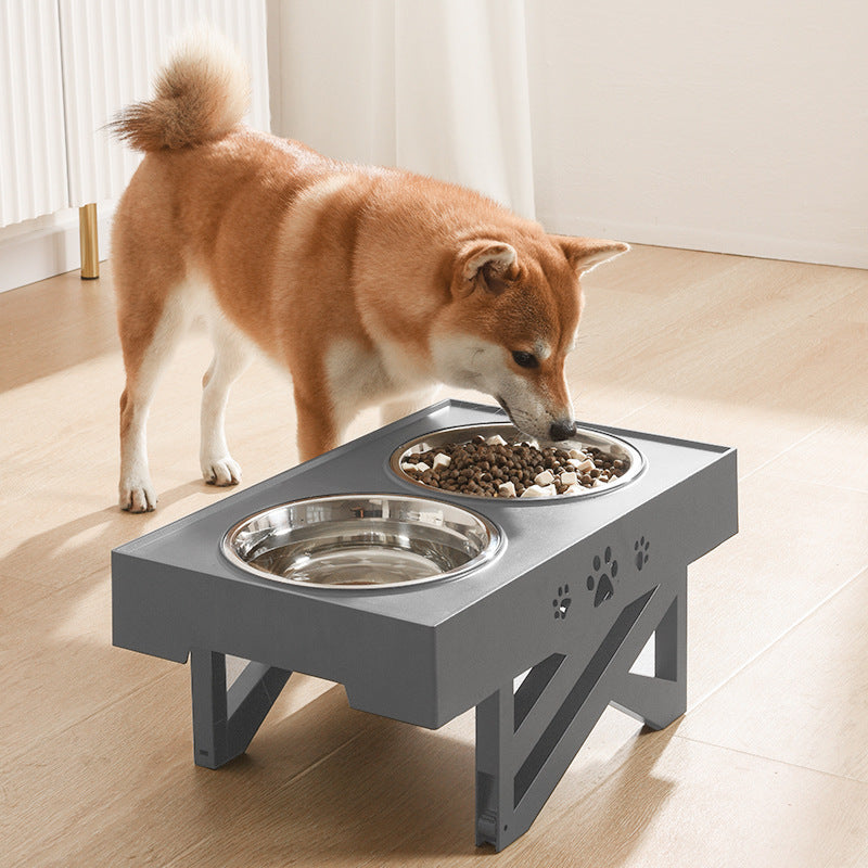 Adjustable Height Stainless Steel Bowl