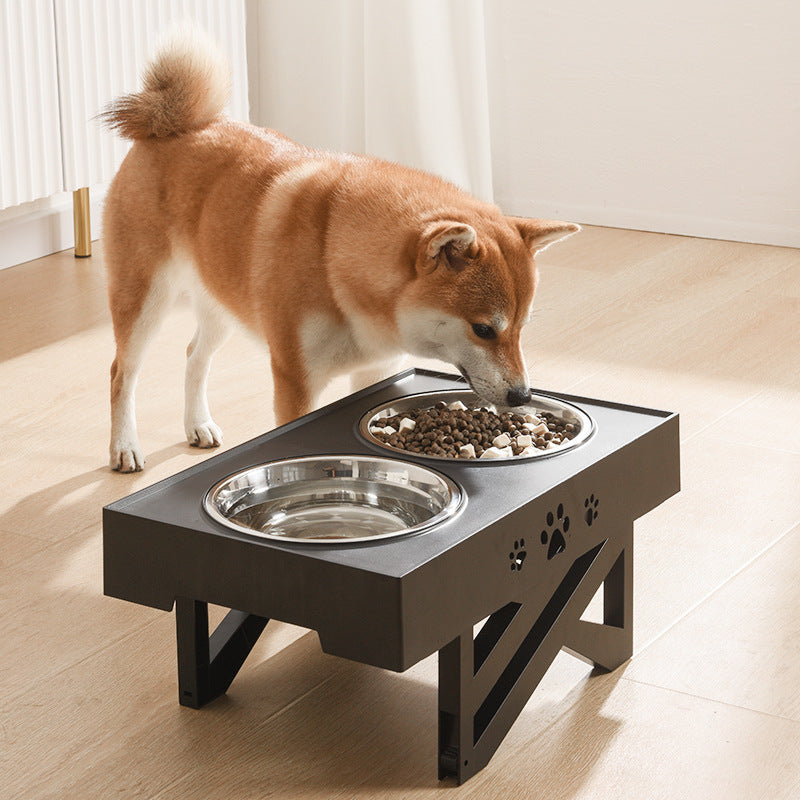 Adjustable Height Stainless Steel Bowl