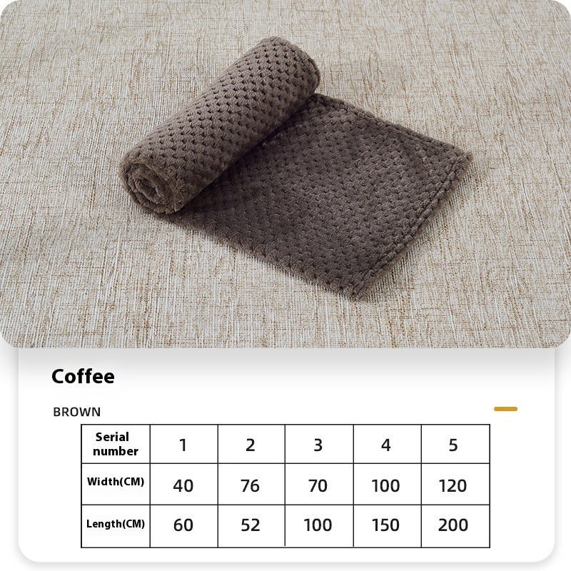 Summer Coral Fleece Blanket