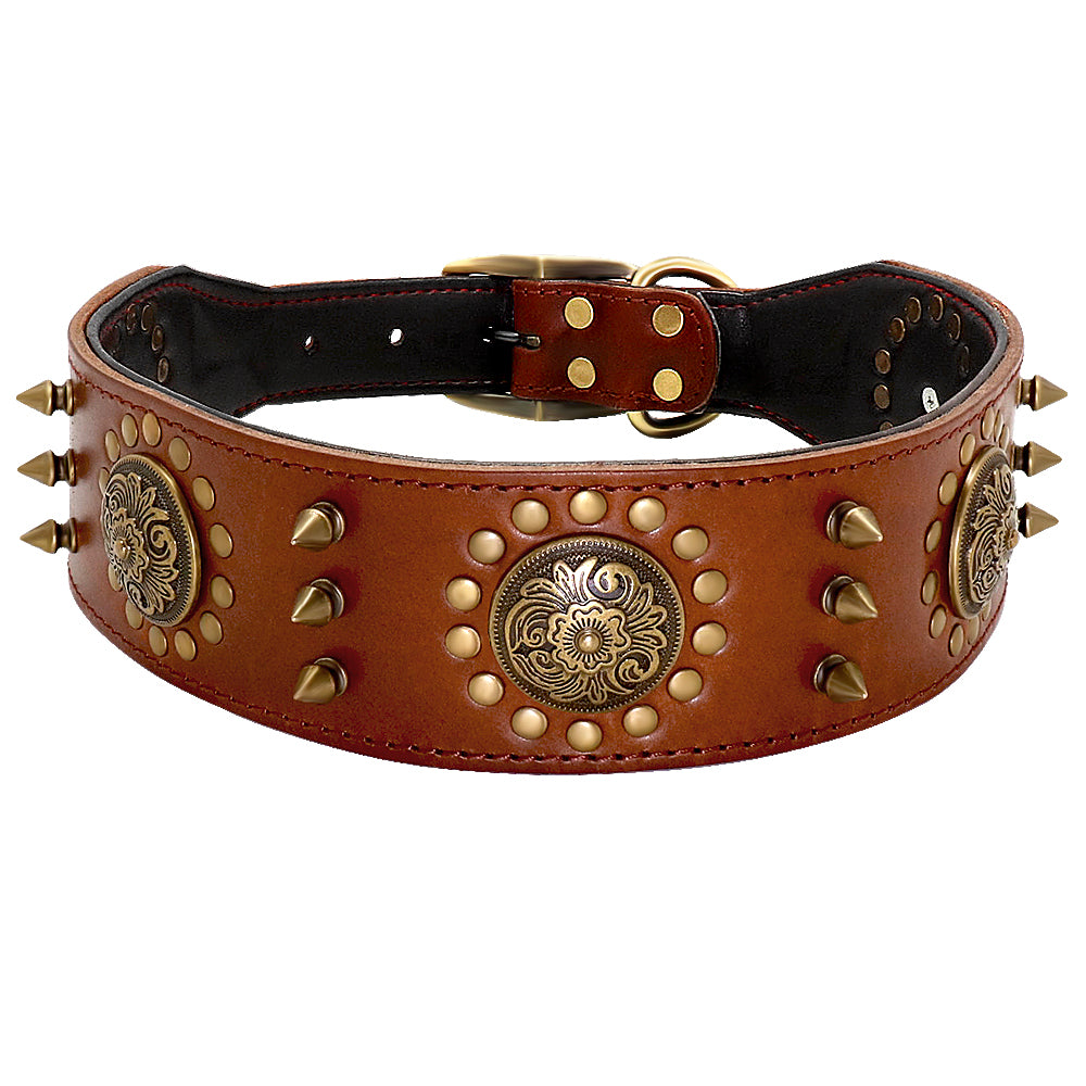 Leather Stud Collar