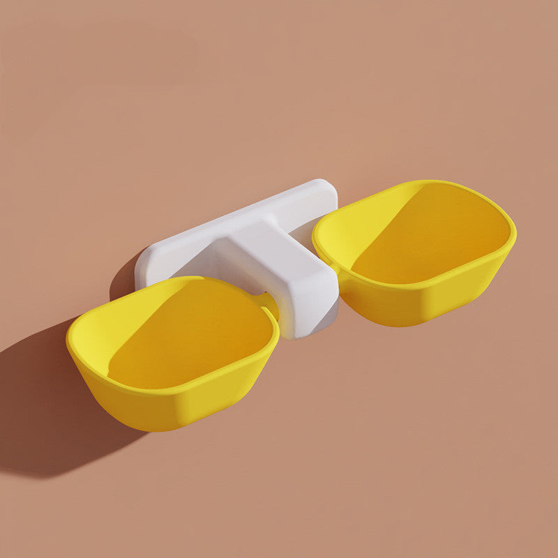 Adjustable Height Double Bowl