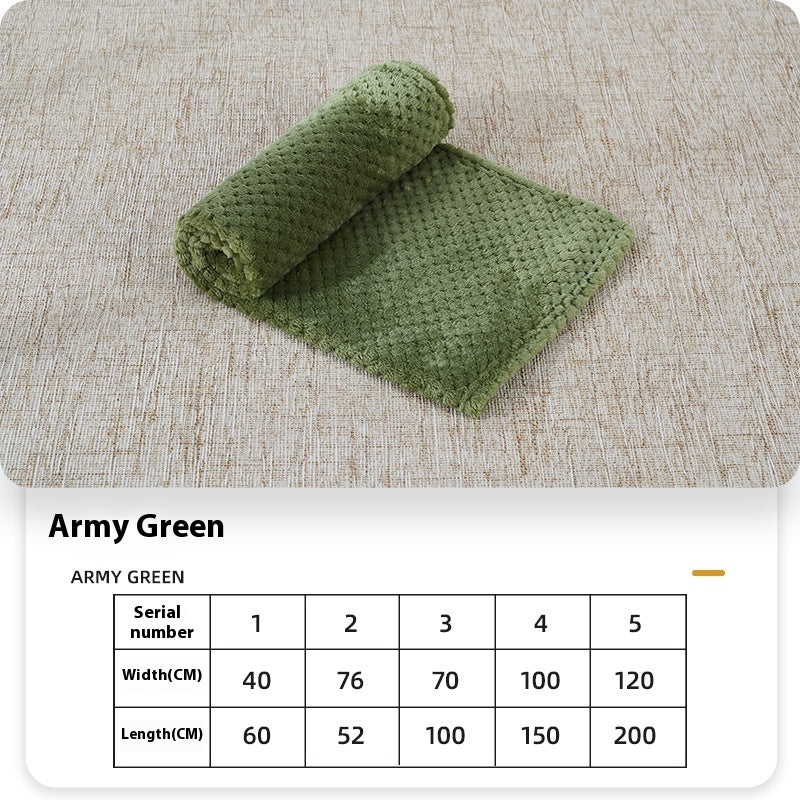 Summer Coral Fleece Blanket