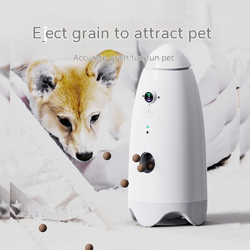 Remote control pet feeder