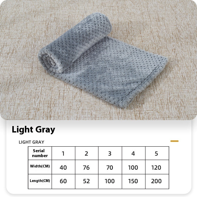 Summer Coral Fleece Blanket
