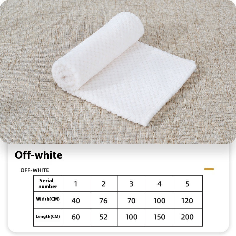 Summer Coral Fleece Blanket