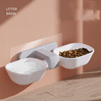 Adjustable Height Double Bowl