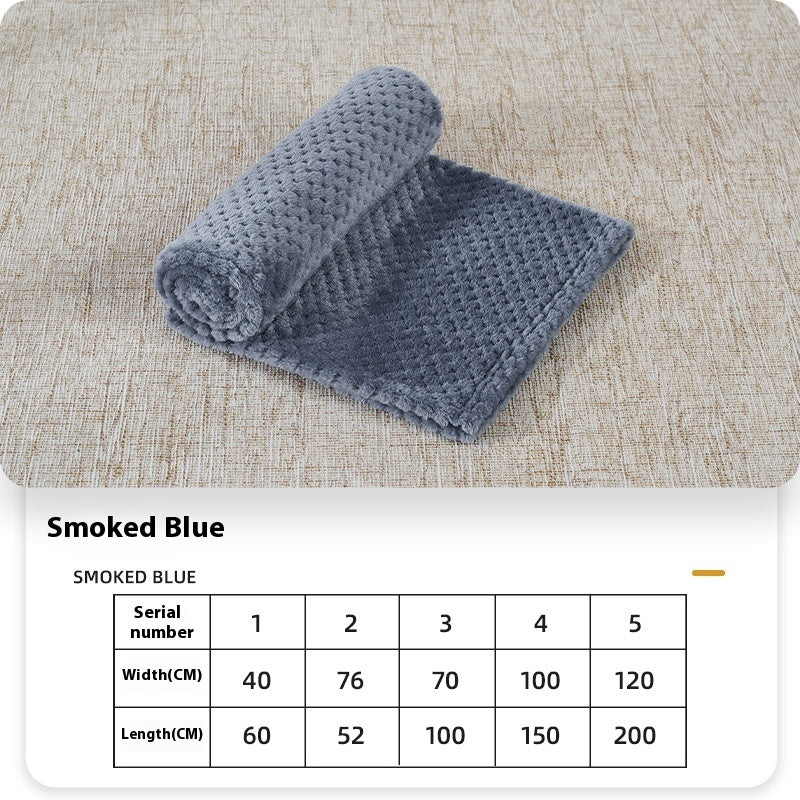 Summer Coral Fleece Blanket